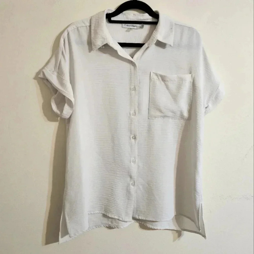 Calvin Klein Textured Blouse